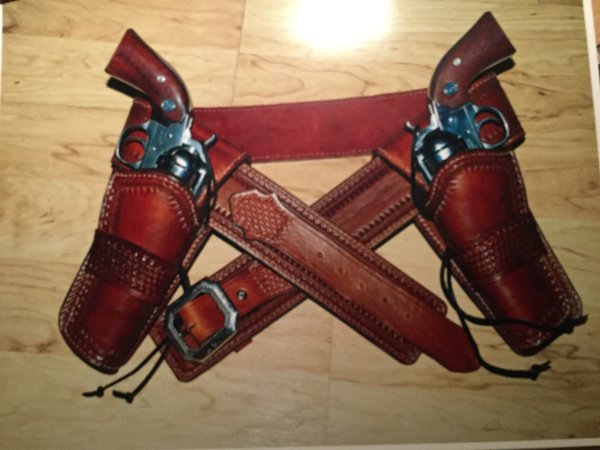 Holster Leather Set w/belt