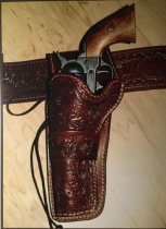 Custom Hand Sewn Leather Holsters and Chaps